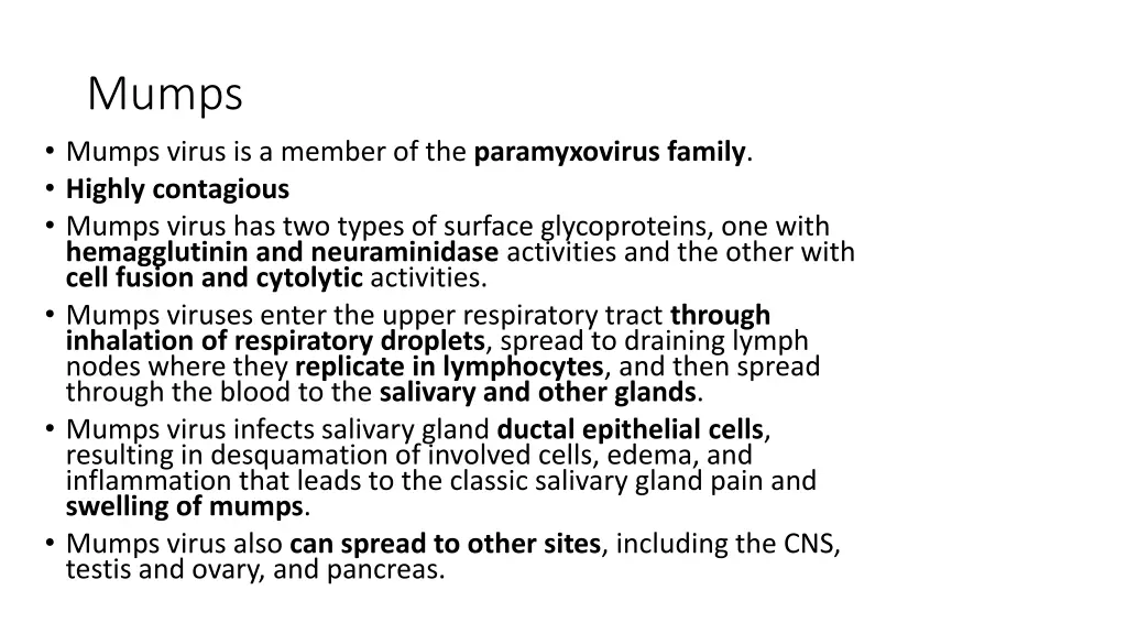 mumps mumps virus is a member