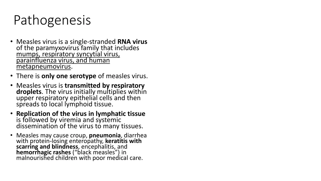 pathogenesis