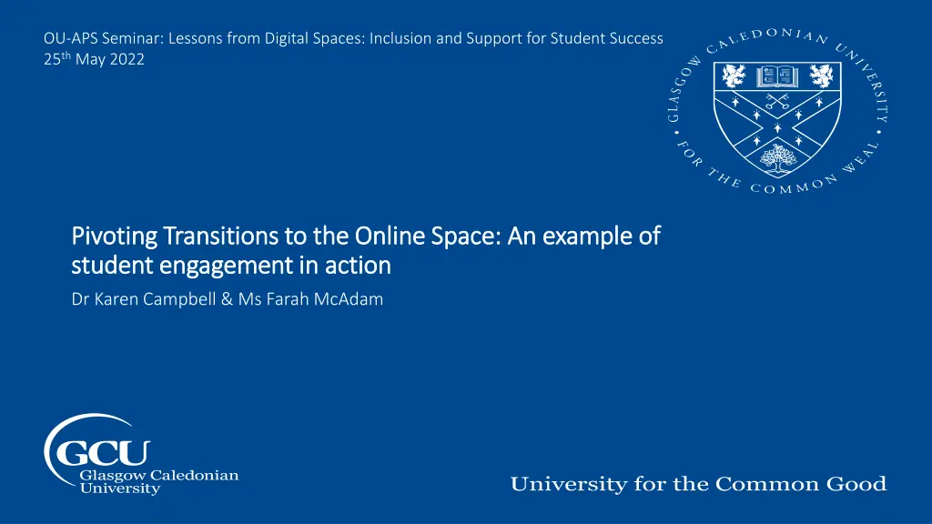 ou aps seminar lessons from digital spaces