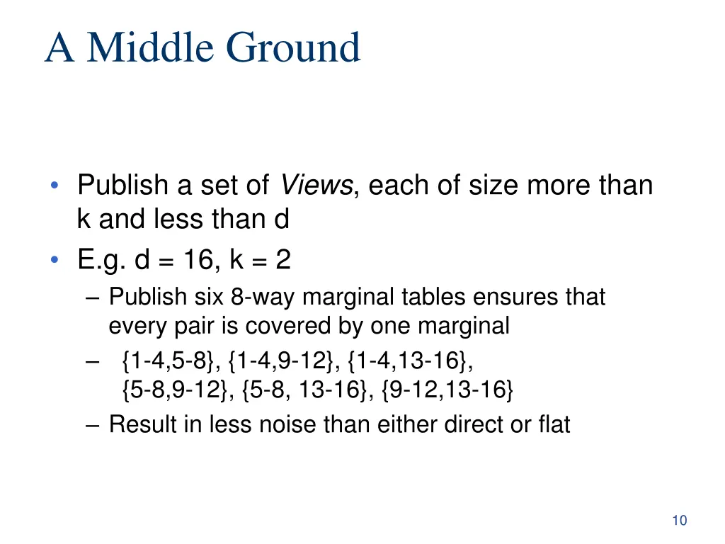 a middle ground