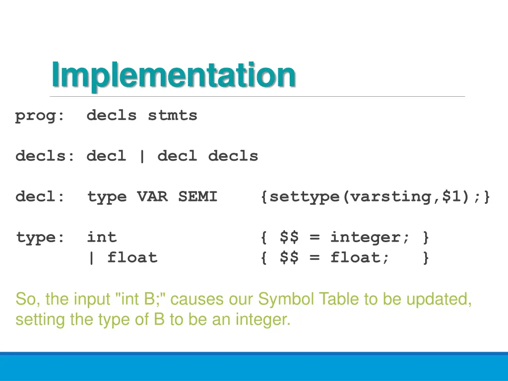 implementation 1