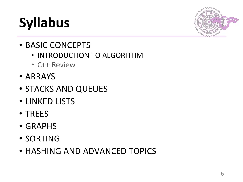 syllabus