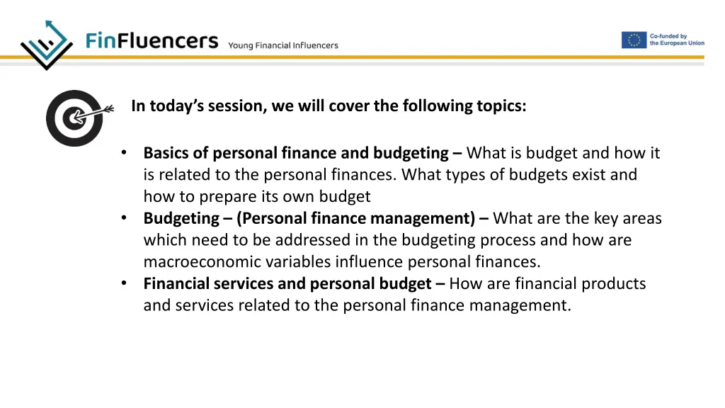 in today s session we will cover the following