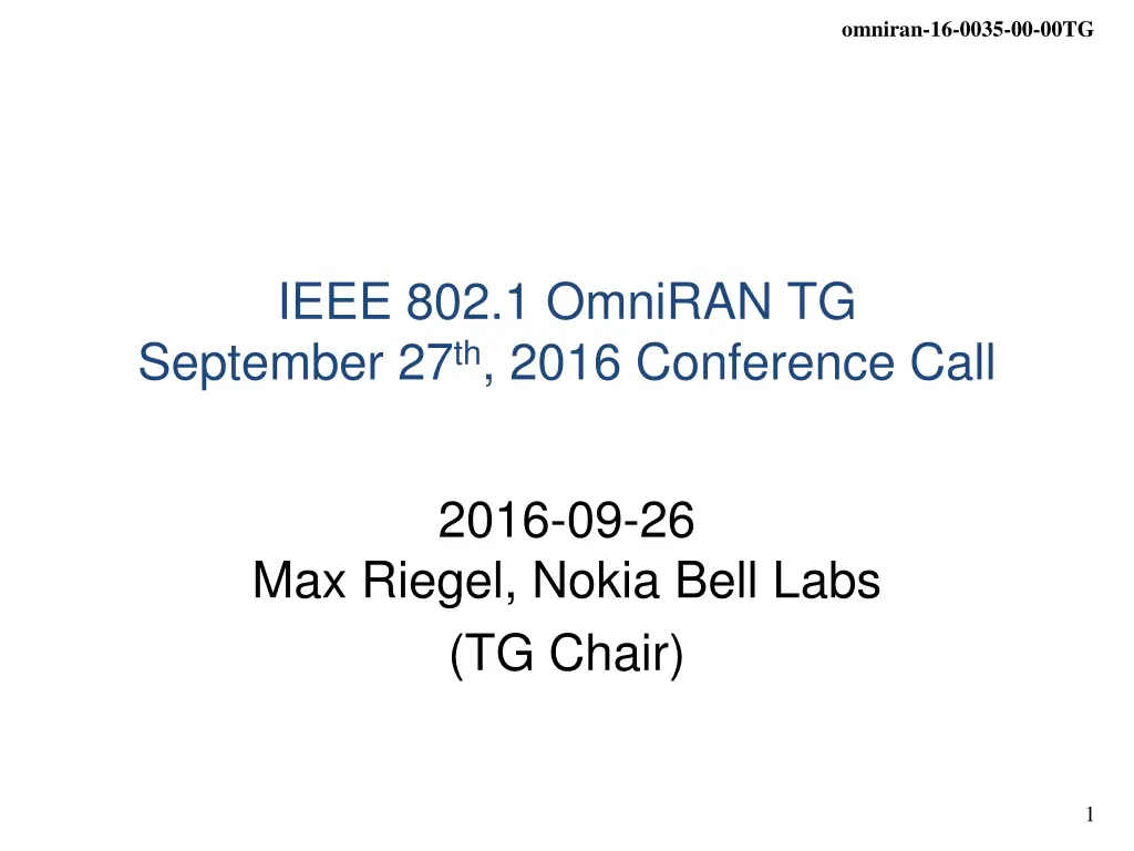 omniran 16 0035 00 00tg