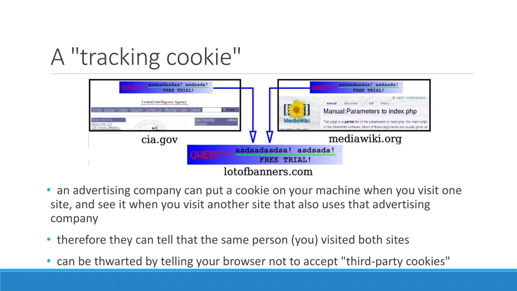 a tracking cookie