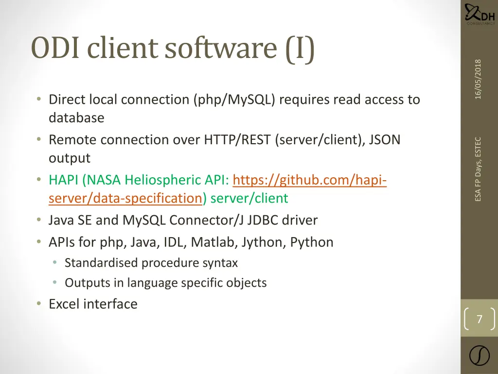 odi client software i