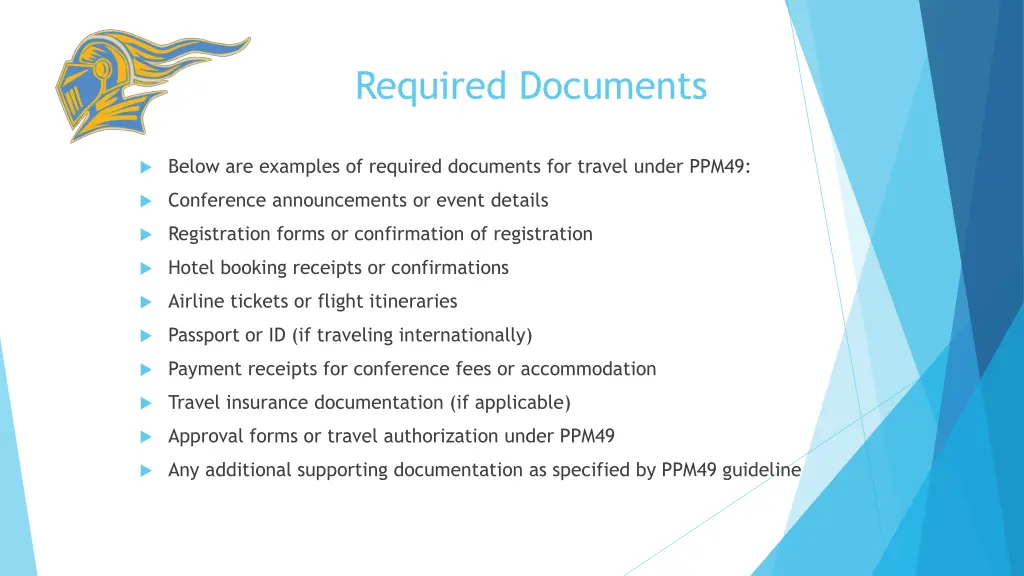 required documents