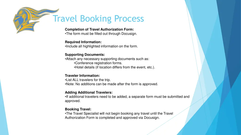 travel booking process