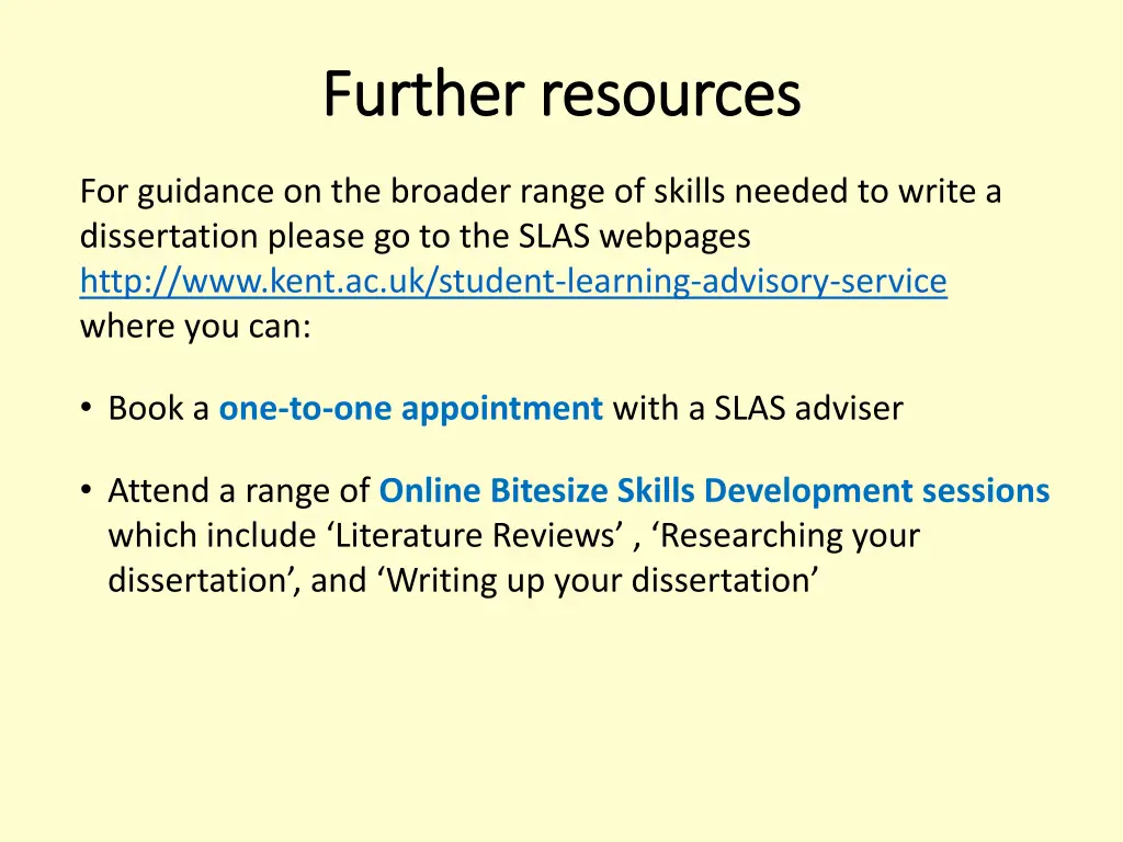 further resources further resources