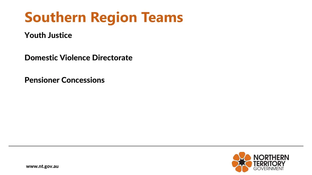 southern region teams