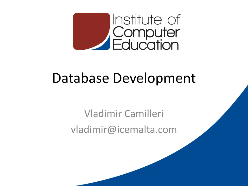 database development