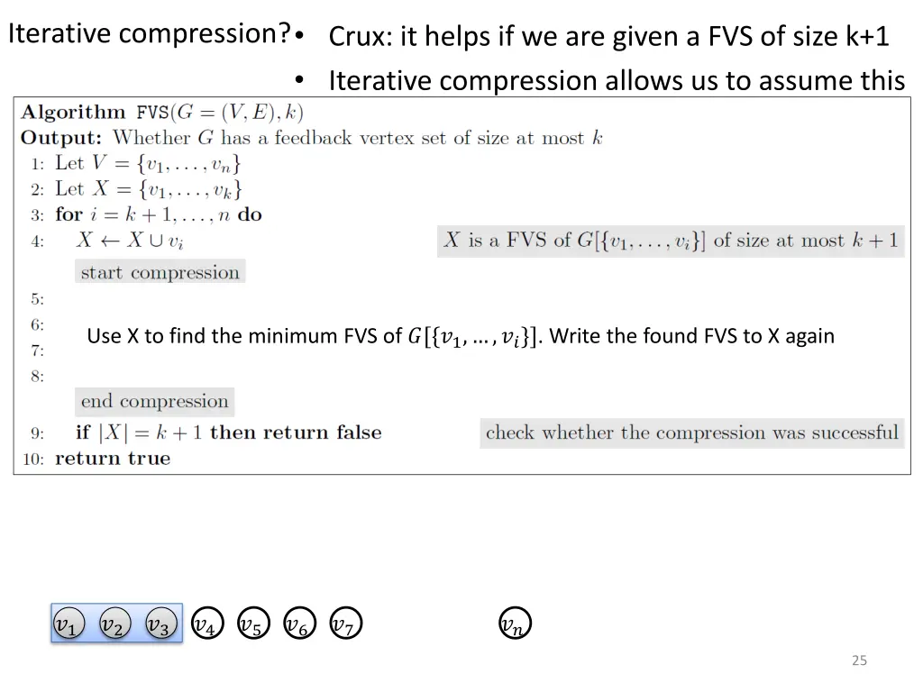 crux it helps if we are given a fvs of size 1
