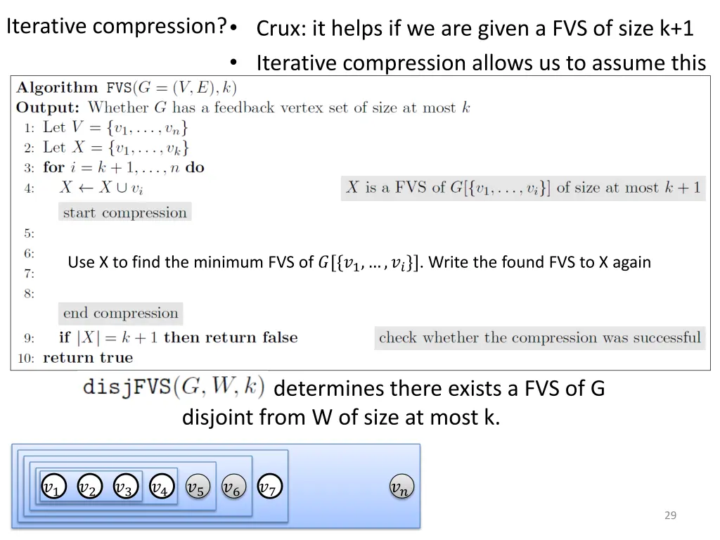 crux it helps if we are given a fvs of size 5