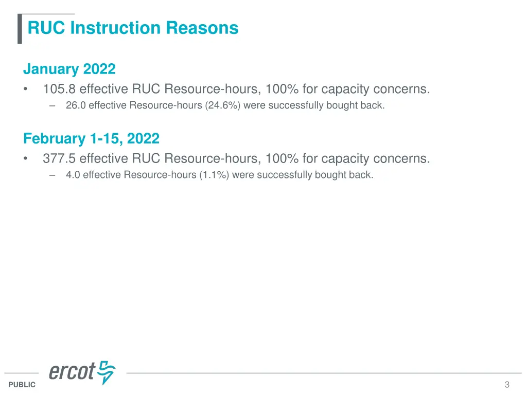 ruc instruction reasons