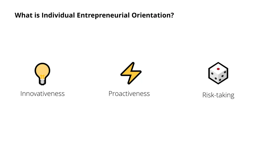 what is individual entrepreneurial orientation