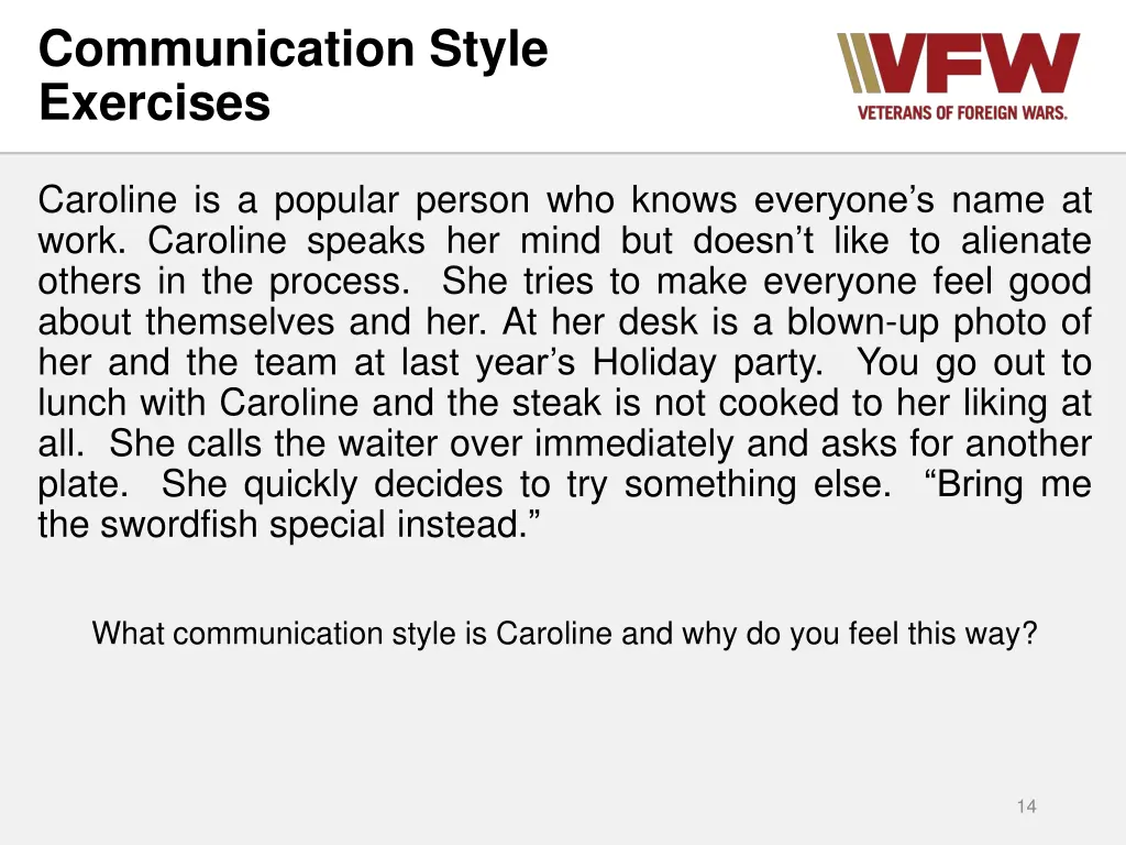 communication style exercises 3