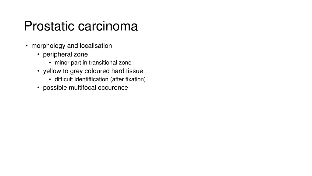 prostatic carcinoma