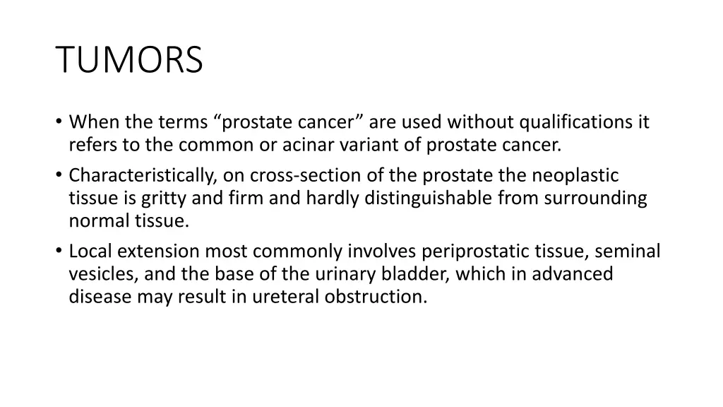 tumors