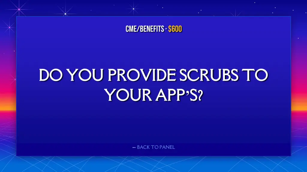 do you provide scrubs to do you provide scrubs