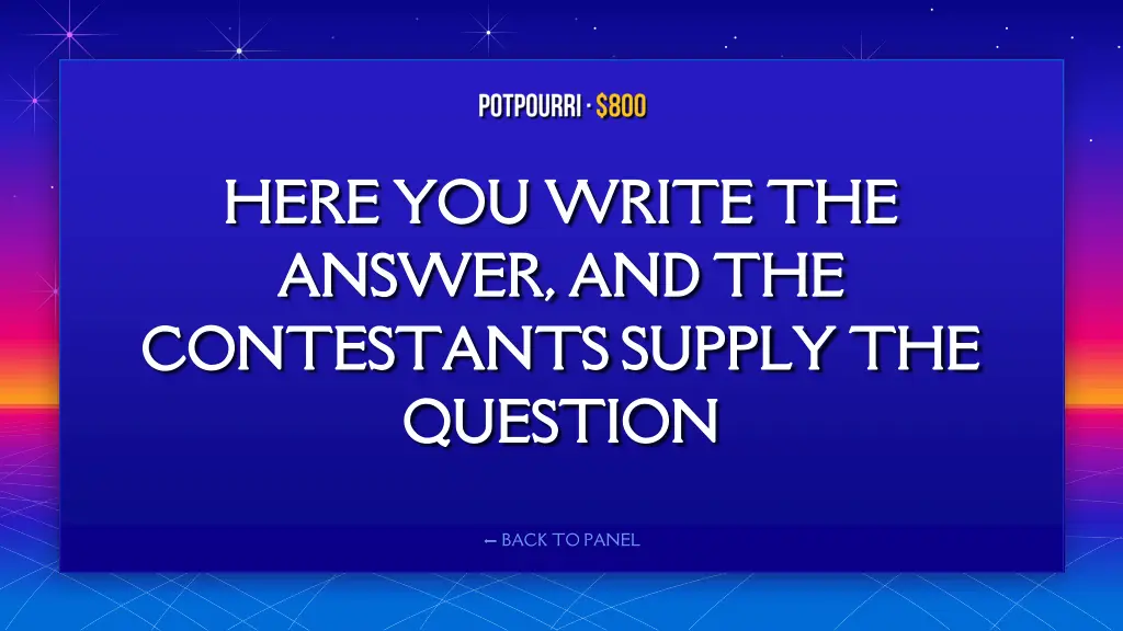here you write the here you write the answer