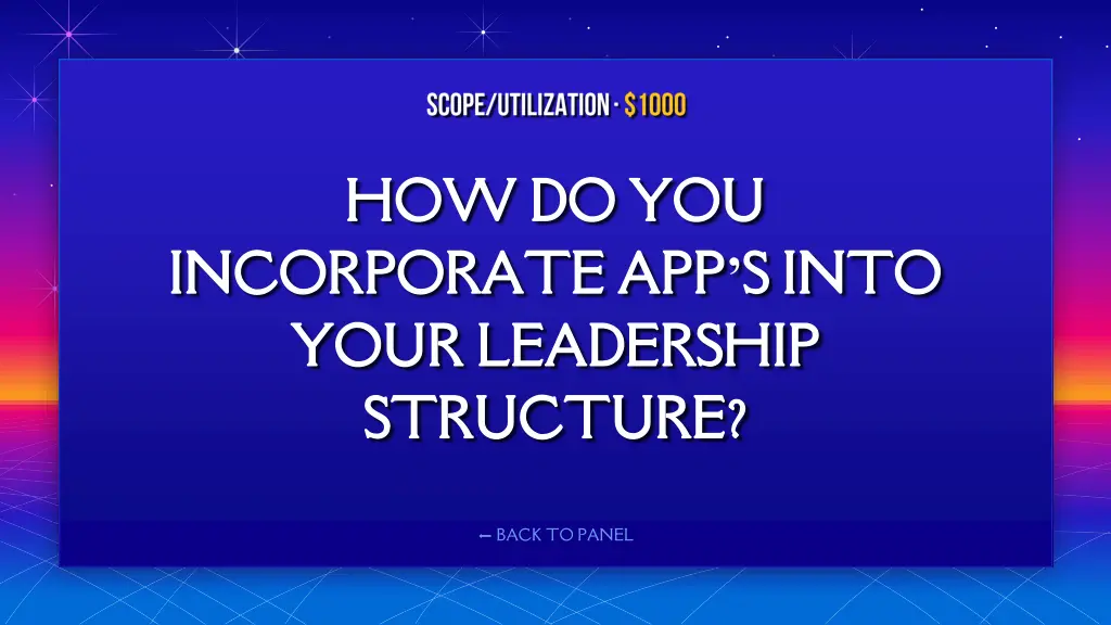 how do you how do you incorporate app incorporate