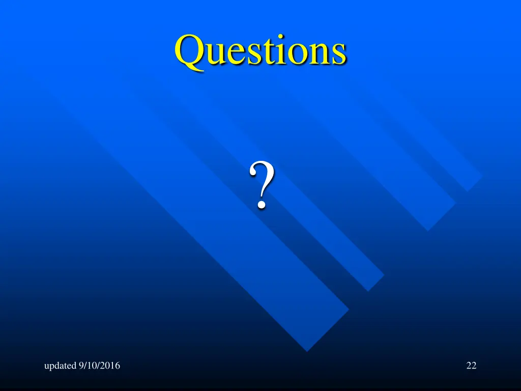 questions