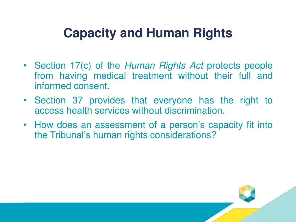capacity and human rights