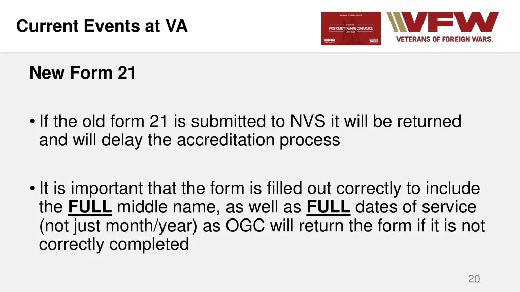 current events at va 4