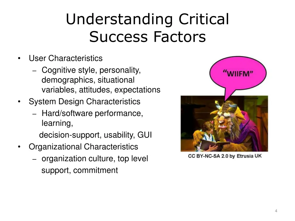 understanding critical success factors