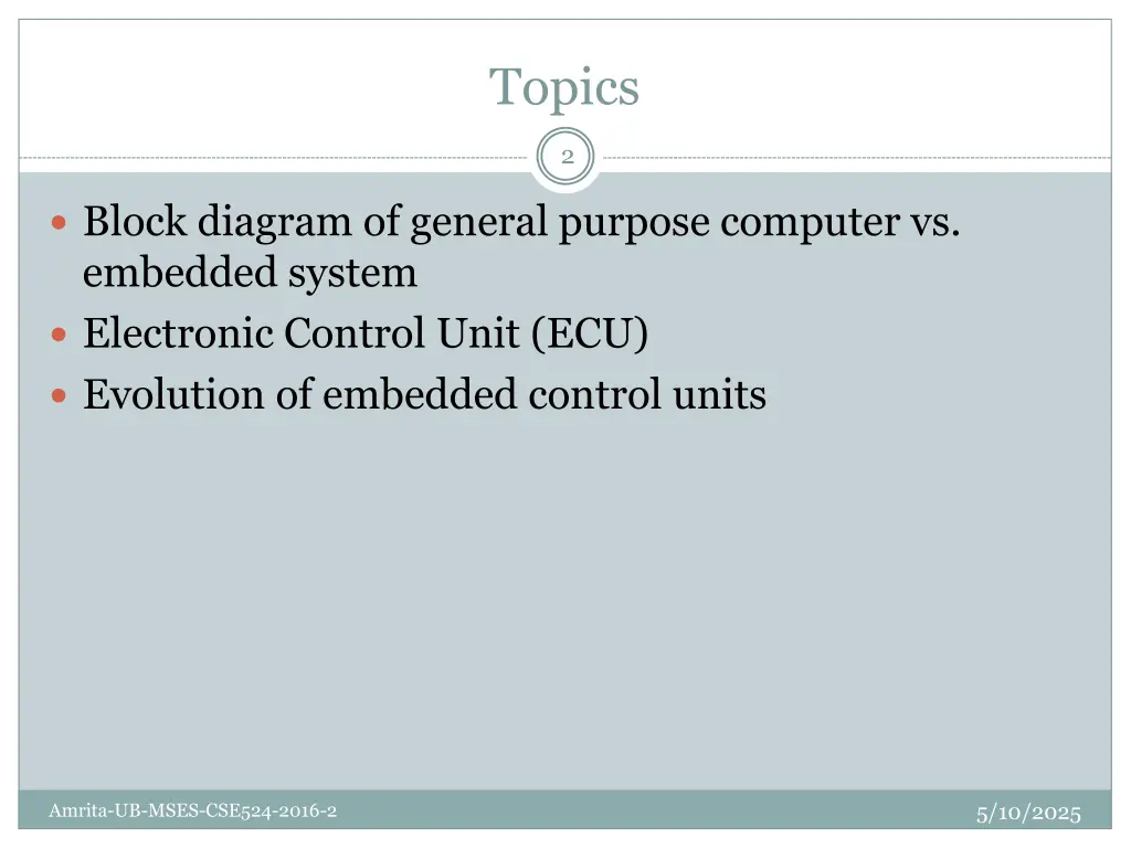 topics