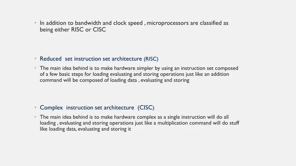 in addition to bandwidth and clock speed