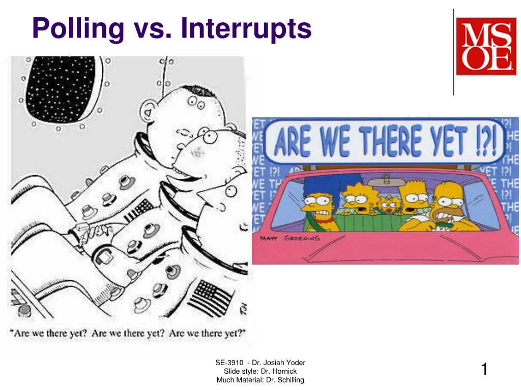 polling vs interrupts