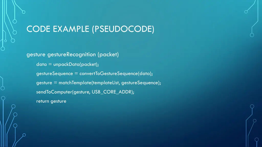 code example pseudocode
