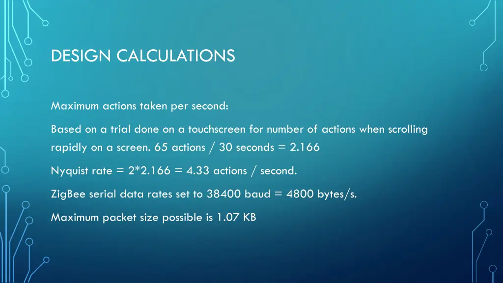 design calculations