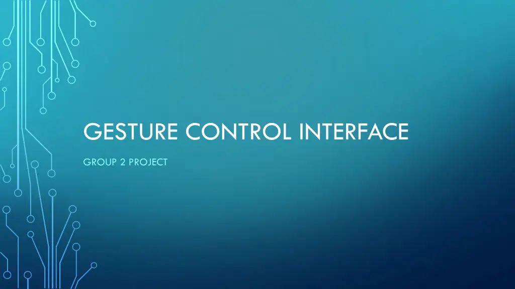 gesture control interface