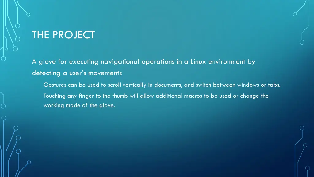 the project