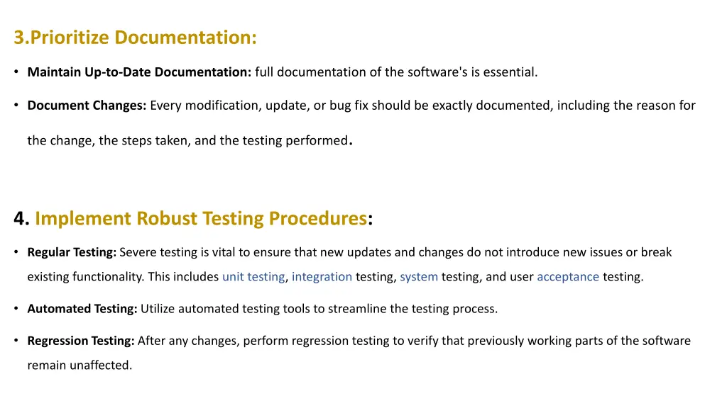 3 prioritize documentation