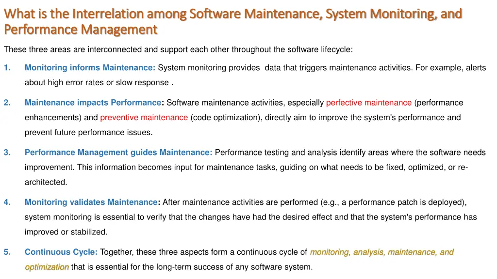 what is the interrelation among software