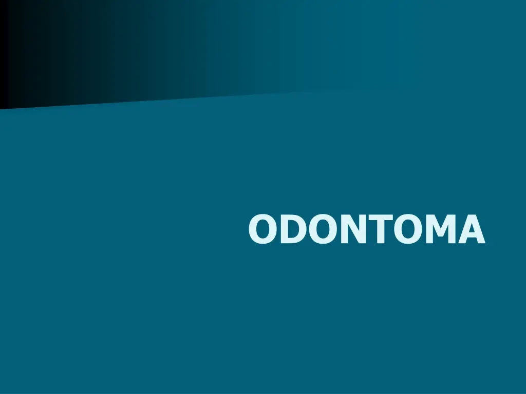 odontoma