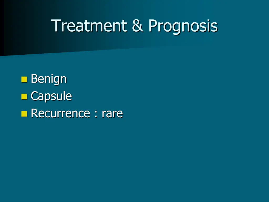 treatment prognosis