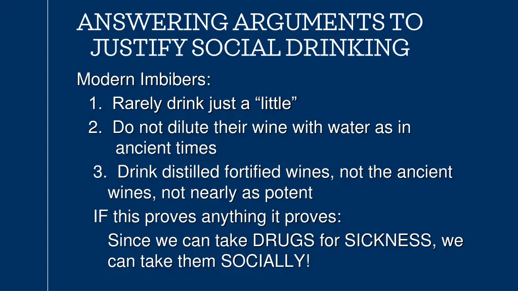 answering arguments to answering arguments 2
