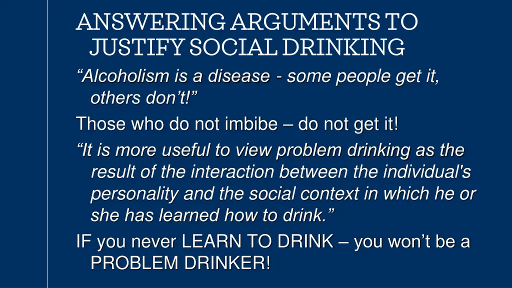 answering arguments to answering arguments 6