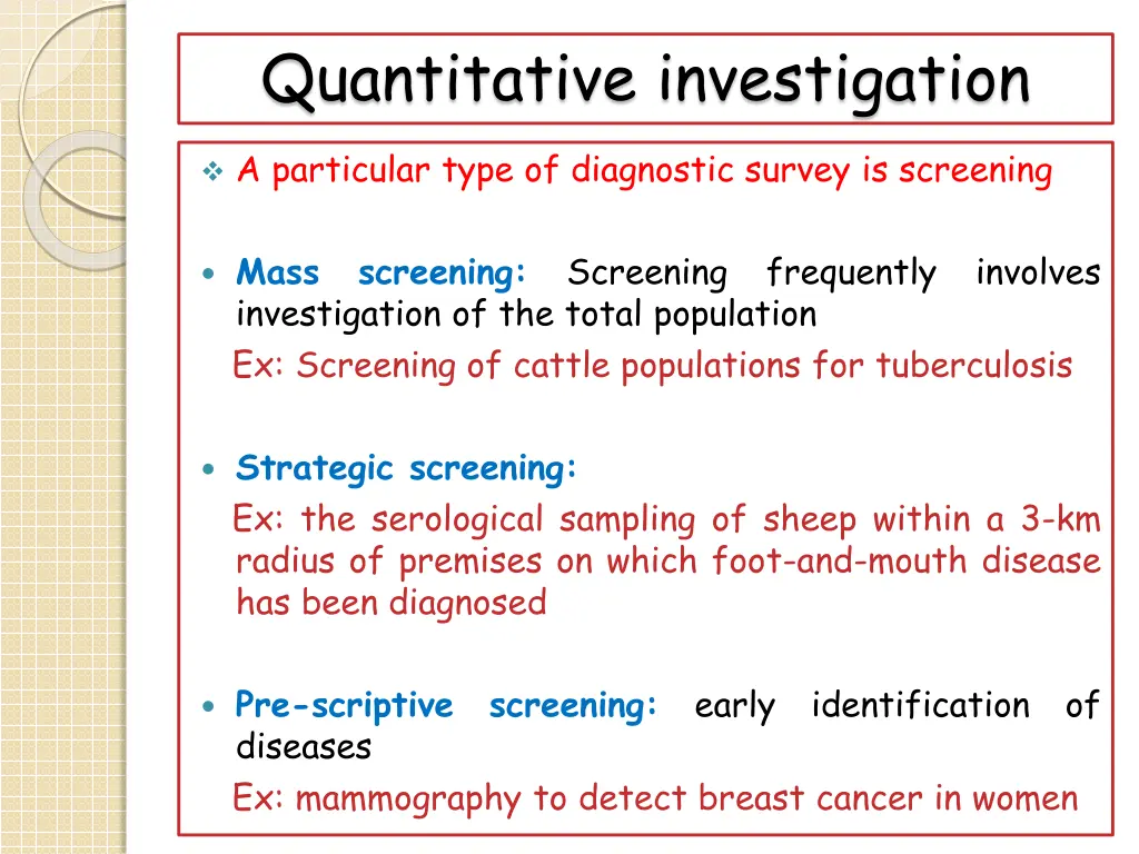 quantitative investigation 1