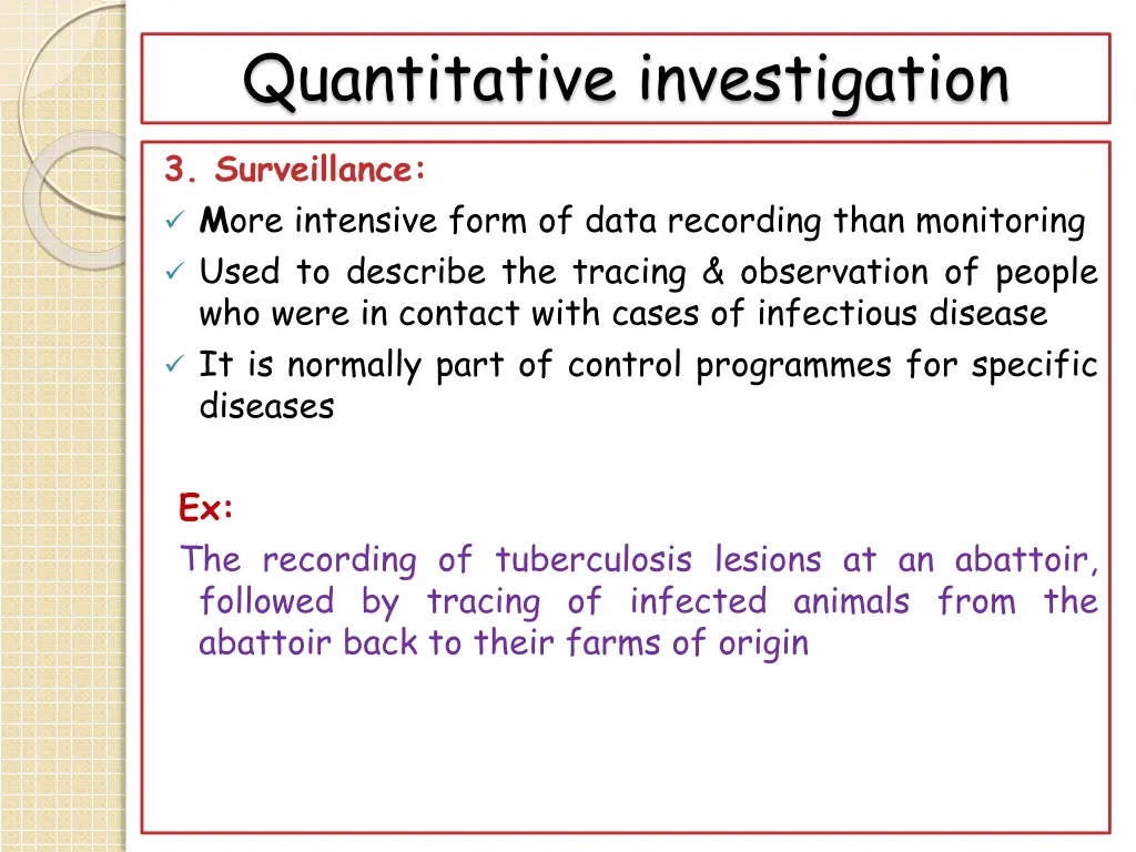 quantitative investigation 3