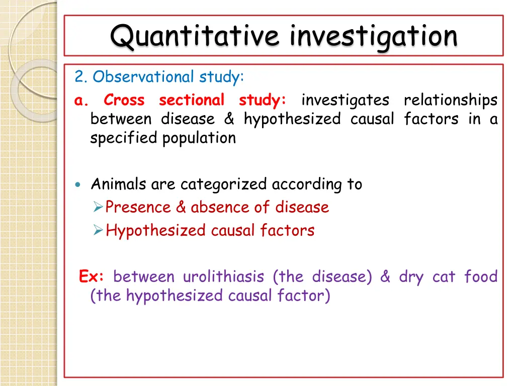 quantitative investigation 6
