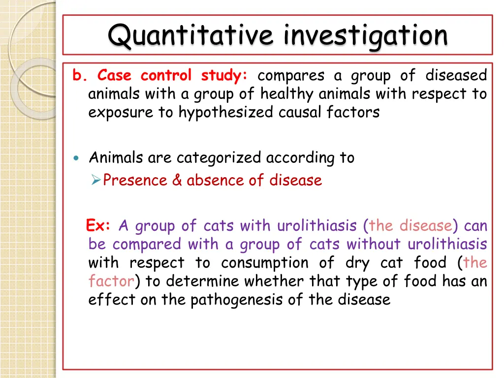 quantitative investigation 7