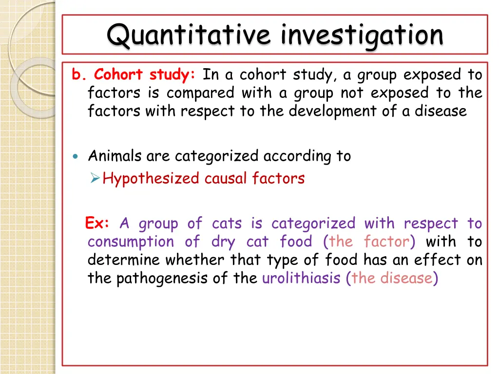quantitative investigation 8