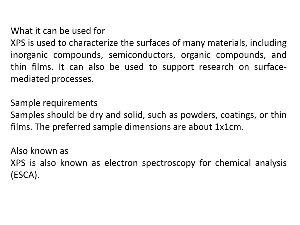 what it can be used for xps is used