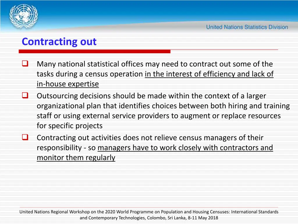 contracting out
