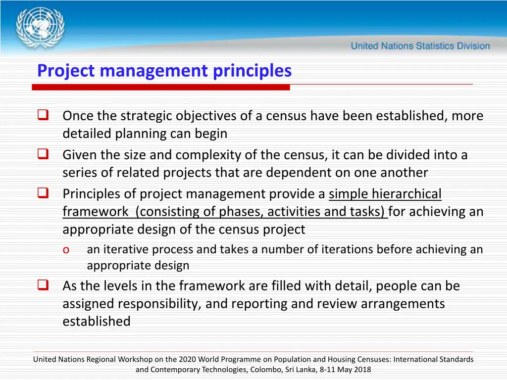 project management principles